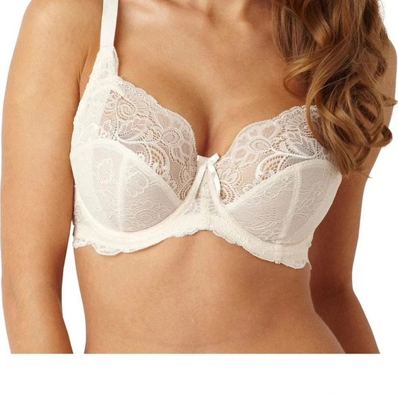 Panache Andorra 5675 Side Support Bra, US Size 30H Pearl Underwire Lace - Picture 1 of 7